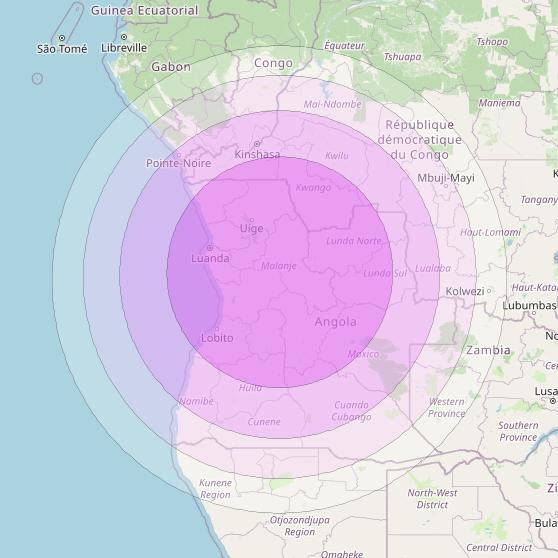 Amos 17 at 17° E downlink C-band S07 User beam coverage map